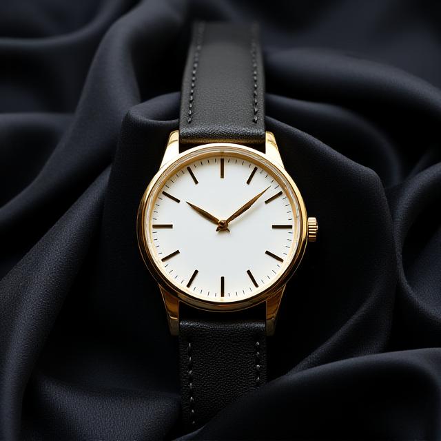 Reloj clásico de oro